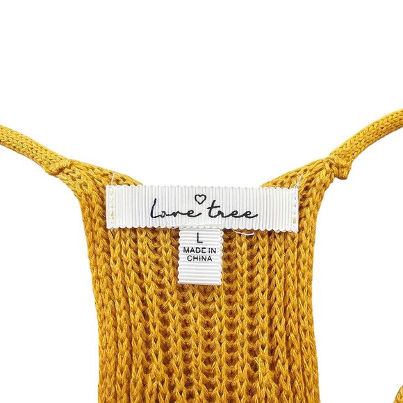 Lovetree Women's Bright Hippie Flower Child Crochet Indie Beachy Striped Cami - Picture 3 of 4